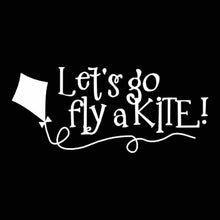 Load image into Gallery viewer, Vinyl Decal Sticker for Computer Wall Car Mac Macbook and More - Let&#39;s Go Fly a Kite
