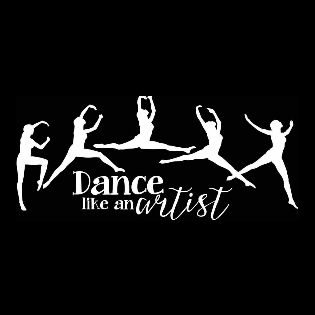 Vinyl Decal Sticker for Computer Wall Car Mac Macbook and More - Dance Like An Artist
