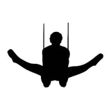 Vinyl Decal Sticker for Computer Wall Car Mac MacBook and More Sports Sticker Gymnast Decal Gymnastics - Size 5.2 x 3.5 inches