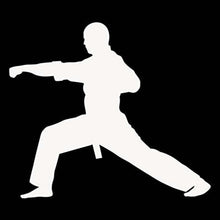 Load image into Gallery viewer, Vinyl Decal Sticker for Computer Wall Car Mac MacBook and More Sports Sticker - Karate Decal - Size 5.2 x 6 inches