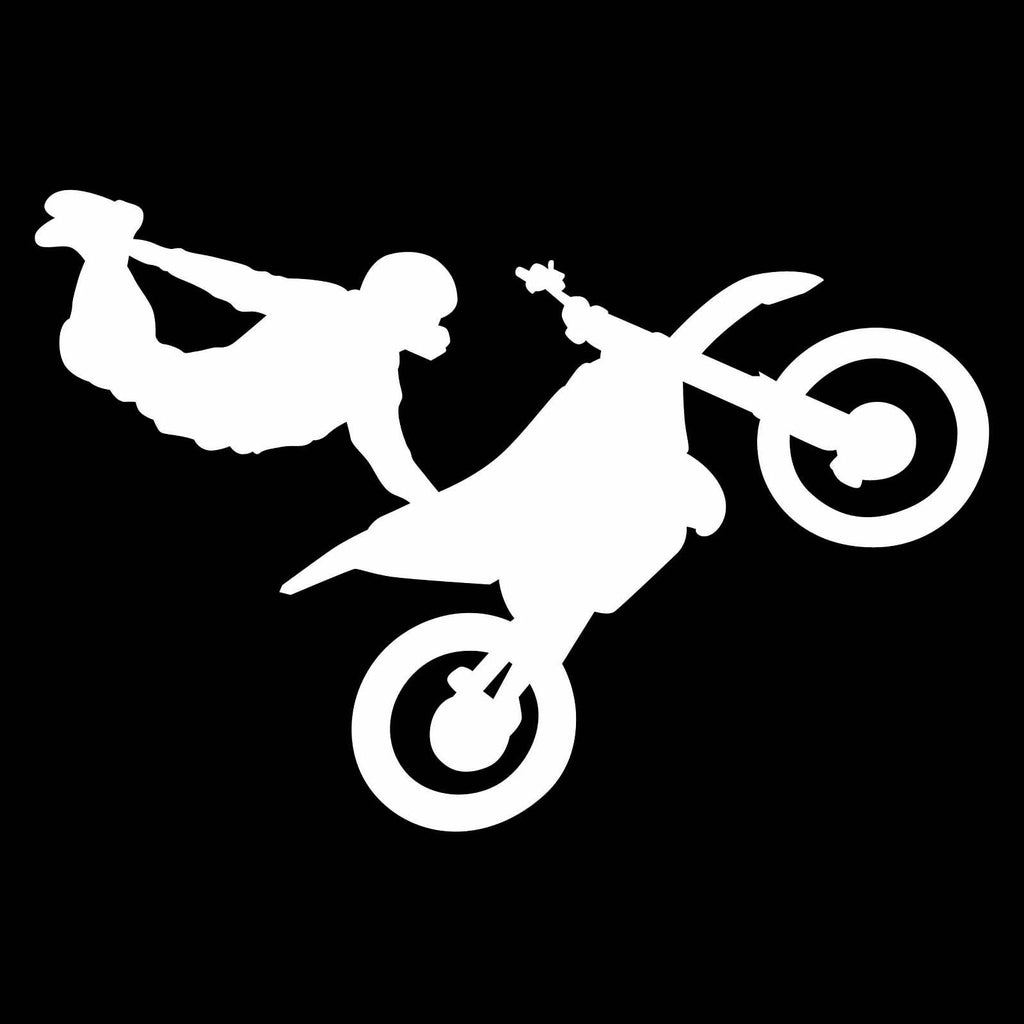 Vinyl Decal Sticker for Computer Wall Car Mac MacBook and More Motorcycle Sticker Motorcross - Size 5.2 x 3.5 inches