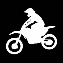 Load image into Gallery viewer, Vinyl Decal Sticker for Computer Wall Car Mac MacBook and More Motorcycle Sticker Motorcross - Size 5.2 x 4.7 inches