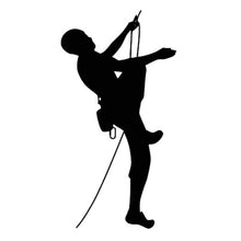 Load image into Gallery viewer, Vinyl Decal Sticker for Computer Wall Car Mac MacBook and More Rock Climbing Decal - Size 5.2 x 2.7 inches