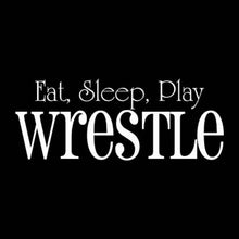 Load image into Gallery viewer, Vinyl Decal Sticker for Computer Wall Car Mac Macbook and More - Eat, Sleep, Play Wrestle