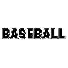 Load image into Gallery viewer, Vinyl Decal Sticker for Computer Wall Car Mac MacBook and More - Baseball - 8 x 1.4 inches