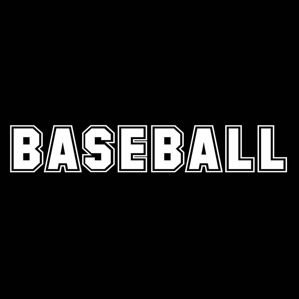 Vinyl Decal Sticker for Computer Wall Car Mac MacBook and More - Baseball - 8 x 1.4 inches