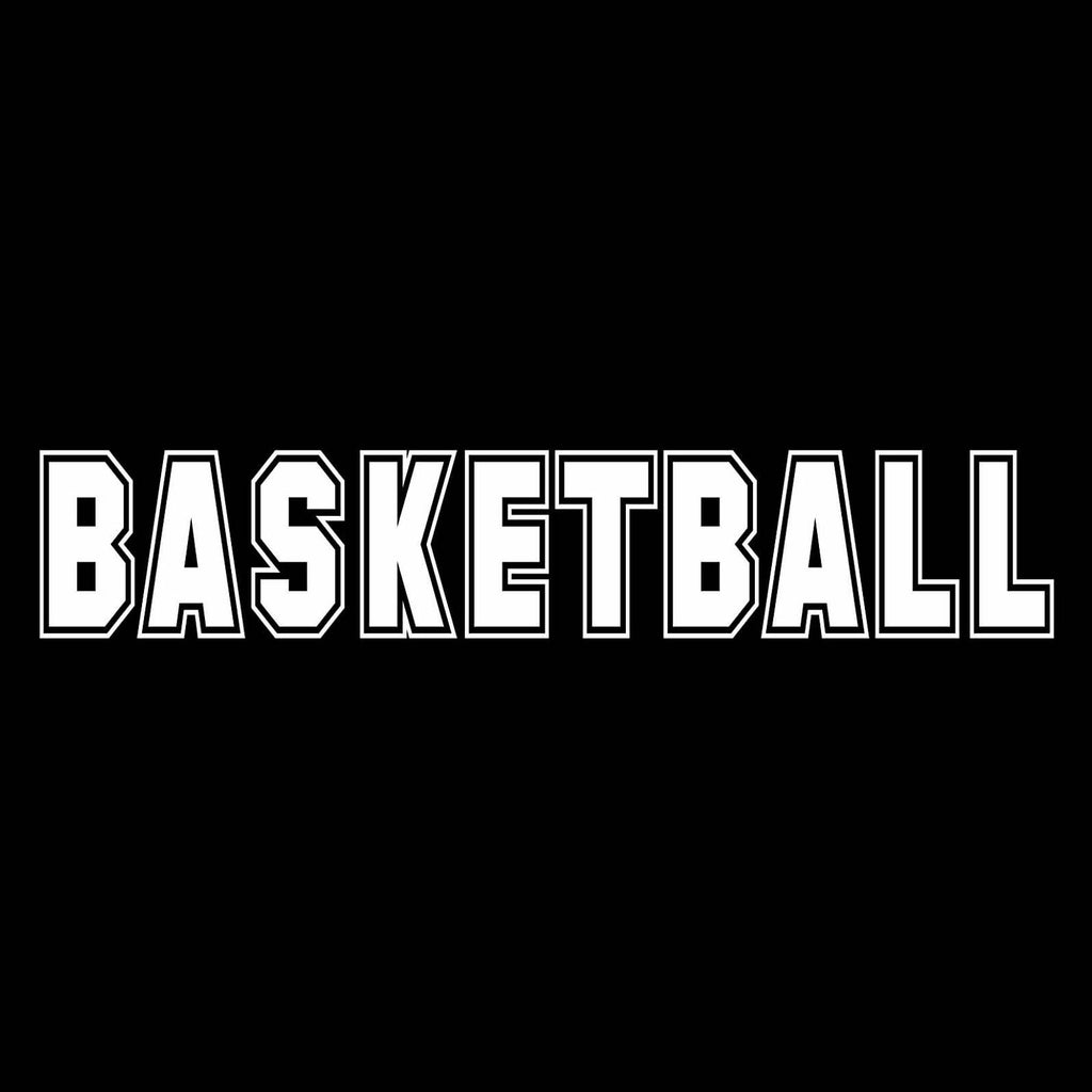 Vinyl Decal Sticker for Computer Wall Car Mac MacBook and More - Basketball - 8 x 1.5 inches