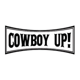 Vinyl Decal Sticker for Computer Wall Car Mac Macbook and More - Cowboy Up