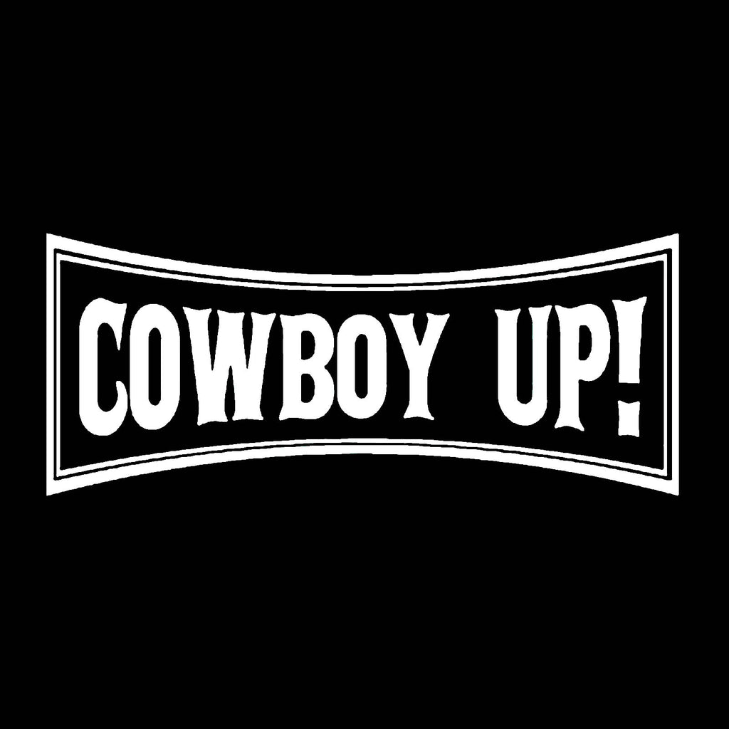 Vinyl Decal Sticker for Computer Wall Car Mac Macbook and More - Cowboy Up