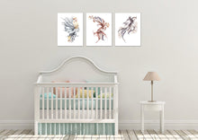 Load image into Gallery viewer, Watercolor Fish and Flora Wall Art Prints Set - Home Decor For Kids, Child, Children, Baby or Toddlers Room - Gift for Newborn Baby Shower | Set of 3 - Unframed- 8x10 Photos