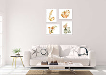 Load image into Gallery viewer, Multicolor African Vases Flower Canvas Floral Wall Art Prints Set - Ideal Gift For Family Room Kitchen Play Room Wall Décor Birthday Wedding Anniversary | Set of 4 - Unframed- 8x10 Photos