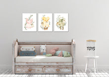 Load image into Gallery viewer, Frok Bag &amp; Bib Boho Nursery Wall Art Prints Set - Home Decor For Kids, Child, Children, Baby or Toddlers Room - Gift for Newborn Baby Shower | Set of 3 - Unframed- 8x10 Photos