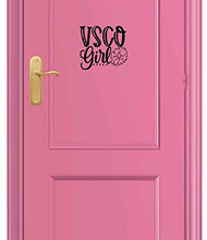 Load image into Gallery viewer, VSCO Girl Scrunchie Decal Sticker for Walls, car, Computer Skin and Locker. for Girls who Like scrunchies, Water Bottles, Turtles, Metal Straws, Tea and sksksk 5.2" x 4.8"