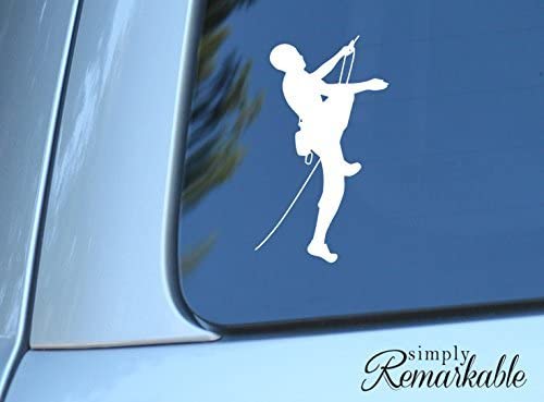 Vinyl Decal Sticker for Computer Wall Car Mac MacBook and More Rock Climbing Decal - Size 5.2 x 2.7 inches
