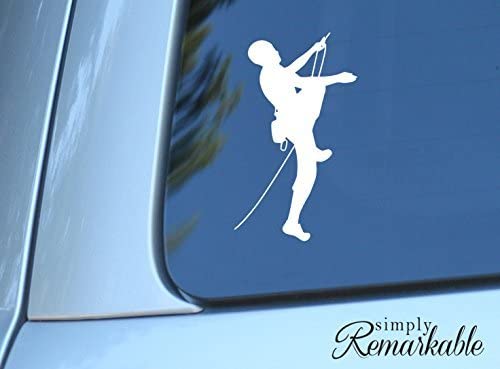 Vinyl Decal Sticker for Computer Wall Car Mac MacBook and More Rock Climbing Decal - Size 5.2 x 2.7 inches