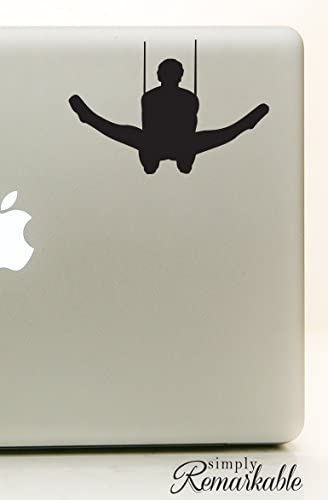 Vinyl Decal Sticker for Computer Wall Car Mac MacBook and More Sports Sticker Gymnast Decal Gymnastics - Size 5.2 x 3.5 inches
