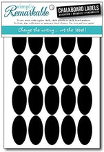 Load image into Gallery viewer, 60 Small Oval Shape 2&quot; x 1&quot; Labels are Dishwasher Safe - Wipe Clean and Reused, For Organizing, Decorating, Crafts, Personalized Hostess Gifts, Wedding Party Favors
