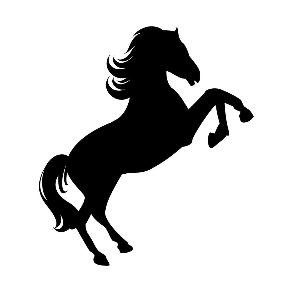 Vinyl Decal Sticker for Computer Wall Car Mac MacBook and More - Horse Decal Silhouette