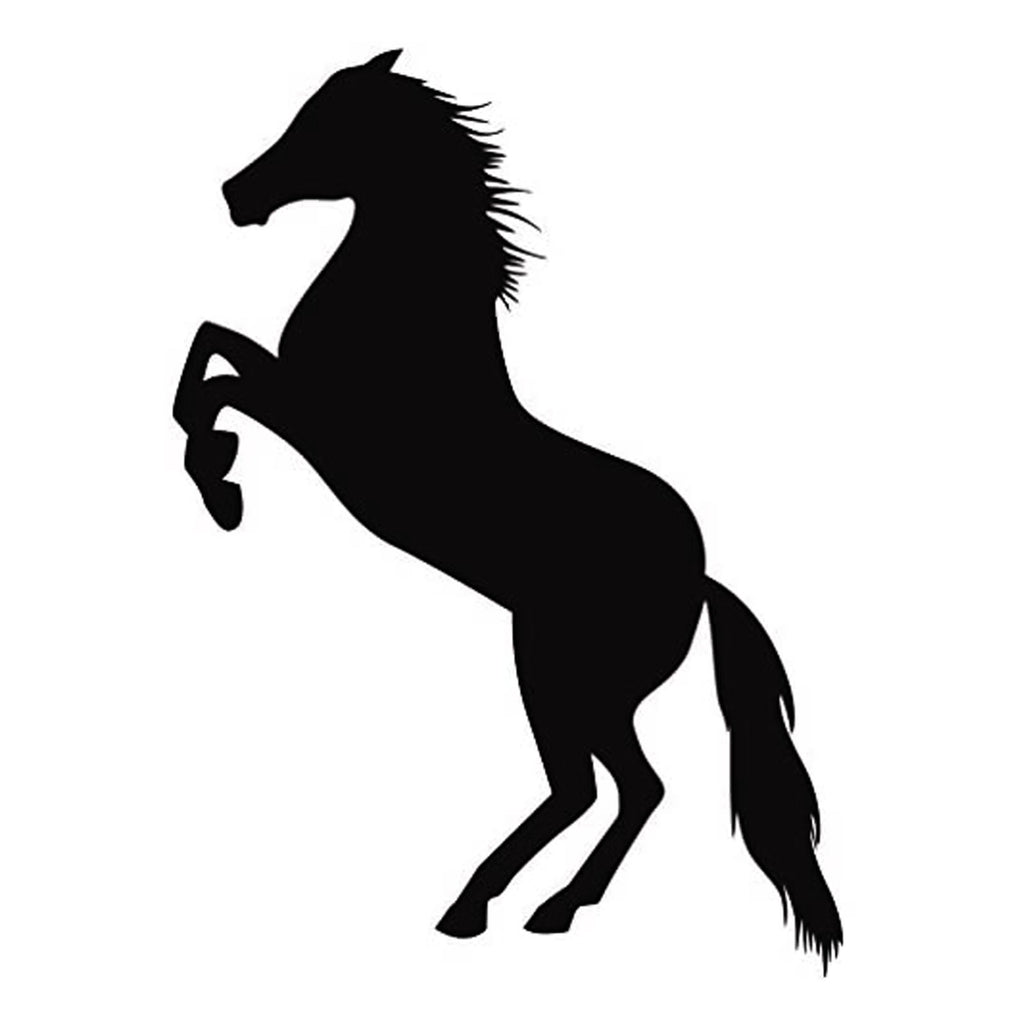 Vinyl Decal Sticker for Computer Wall Car Mac MacBook and More Horse Decal - Size 5.2 x 3.8 inches