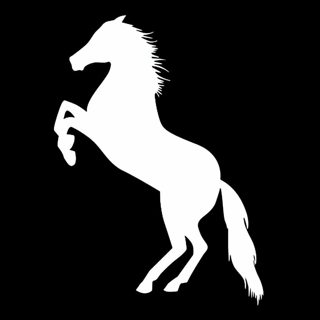 Vinyl Decal Sticker for Computer Wall Car Mac MacBook and More Horse Decal - Size 5.2 x 3.8 inches