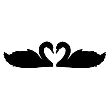 Load image into Gallery viewer, Vinyl Decal Sticker for Computer Wall Car Mac MacBook and More Swans Decal - Size 7 x 1.8 inches