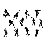 Gamer Dances and Character Boys Wall Art. Video Game Decal for Bedroom, Fort or Family Game Room. Royale Battle Décor Gifts USA Made Vinyl Sticker Gifts 5