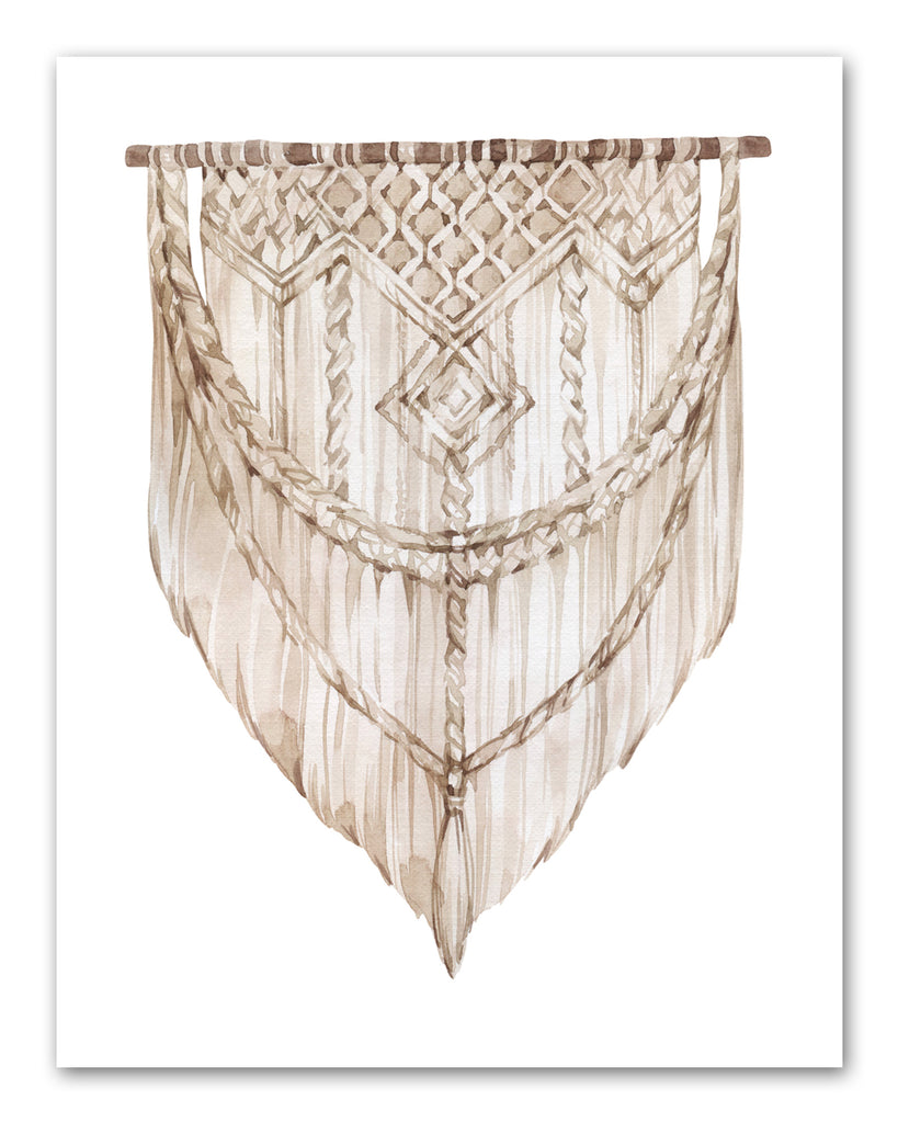 Macrame Art Design Wall Art Prints Set - Ideal Gift For Family Room Kitchen Play Room Wall Décor Birthday Wedding Anniversary | Set of 4 - Unframed- 8x10 Photos