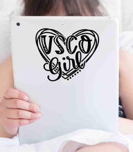 Load image into Gallery viewer, VSCO Girl Heart Decal Sticker for Walls, car, Computer and Locker. for Girls who Like scrunchies, Water Bottles, Turtles, Metal Straws, Tea and sksksk 5.2" x 4.3"