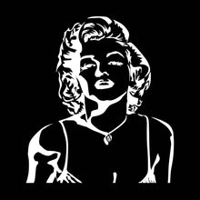 Load image into Gallery viewer, Vinyl Decal Sticker for Computer Wall Car Mac MacBook and More Marilyn Monroe Decal - Size 5.2 x 4.6 inches