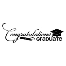 Load image into Gallery viewer, Vinyl Decal Sticker for Computer Wall Car Mac MacBook and More - Congratulations Graduate 7" x 2.2"