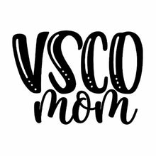 Load image into Gallery viewer, VSCO Mom Decal Sticker for Walls Car Computer Laptop Skin. for Moms who Have Girls who Like scrunchies, Water Bottles, Turtles, Metal Straws, Tea and sksksk 5.2" x 3.75"