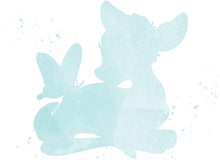 Load image into Gallery viewer, Inspired by Bambi - Set of 3 Beautiful Watercolor Poster Prints are Photo Quality and Made in USA - Disney Bambi and Thumper Nursery Decor - Frame not Included (8x10, Blue)