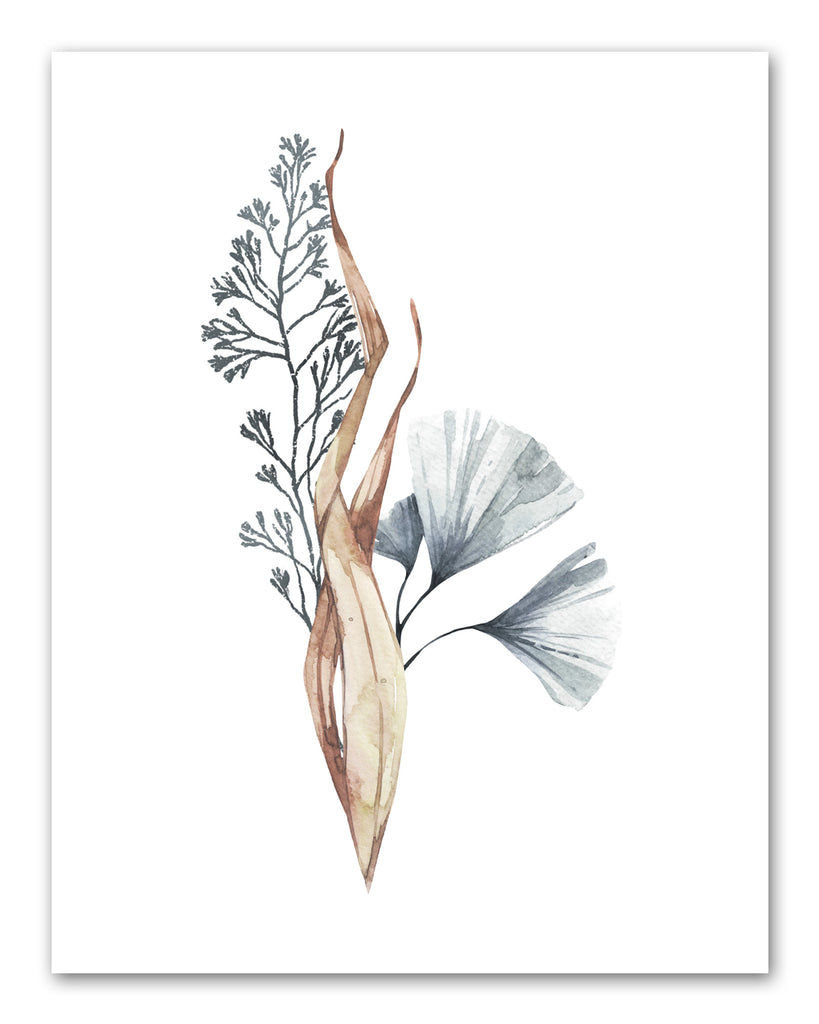 Watercolor Fish and Ocean Flora Set Wall Art Prints Set - Home Decor For Kids, Child, Children, Baby or Toddlers Room - Gift for Newborn Baby Shower | Set of 3 - Unframed- 8x10 Photos