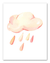 Load image into Gallery viewer, Watercolor Weather Signs Wall Art Prints Set - Home Decor For Kids, Child, Children, Baby or Toddlers Room - Gift for Newborn Baby Shower | Set of 4 - Unframed- 8x10 Photos