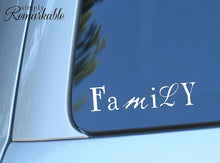 Load image into Gallery viewer, Vinyl Decal Sticker for Computer Wall Car Mac MacBook and More - Family - 8 x 2 inches