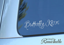 Load image into Gallery viewer, Vinyl Decal Sticker for Computer Wall Car Mac Macbook and More - Butterfly Kisses