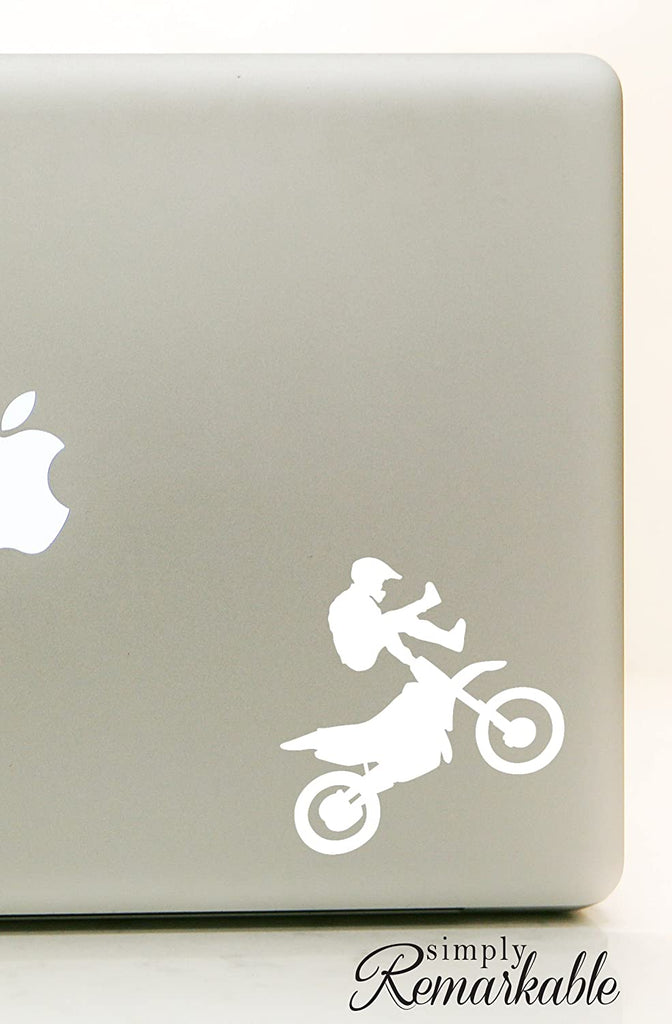 Vinyl Decal Sticker for Computer Wall Car Mac MacBook and More Motorcycle Sticker Motorcross - Size 5.2 x 5 inches