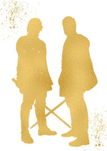Load image into Gallery viewer, Gold Print - Inspired by Star Wars Jedi - Gold Poster Print Photo Quality - Made in USA - Home Art Print -Frame not Included (8x10, Jedi)