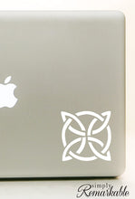 Load image into Gallery viewer, Vinyl Decal Sticker for Computer Wall Car Mac MacBook and More Celtic Knot - Size 4.2 x 4.2 inches