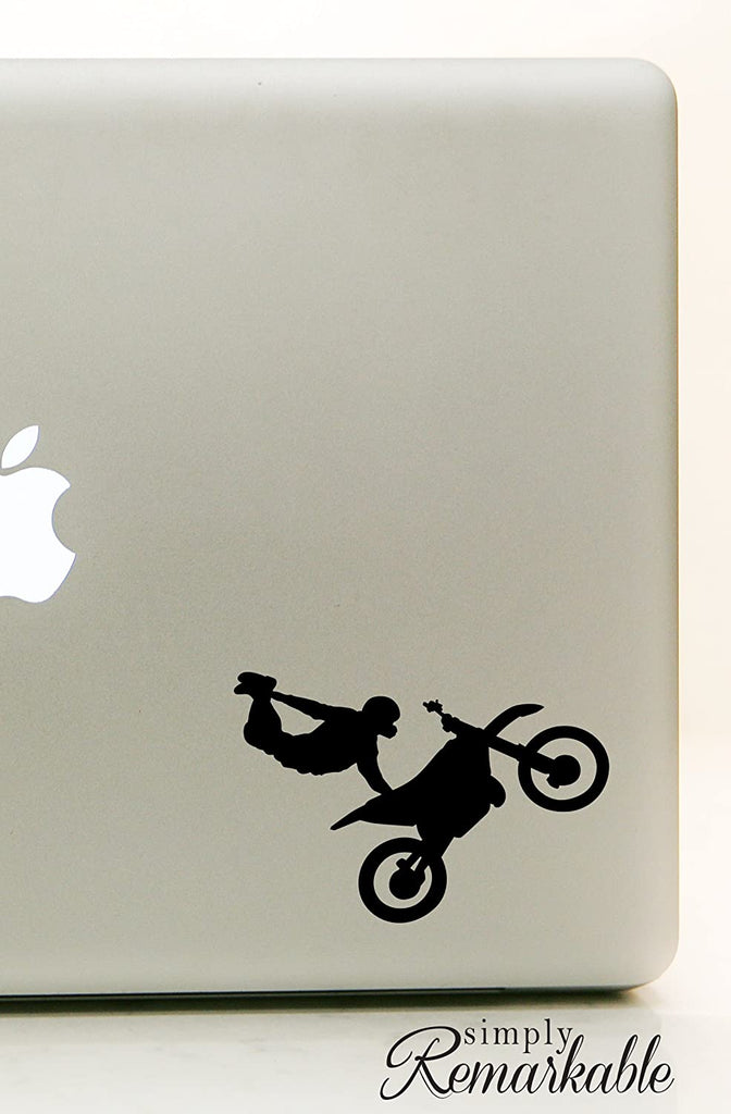 Vinyl Decal Sticker for Computer Wall Car Mac MacBook and More Motorcycle Sticker Motorcross - Size 5.2 x 3.5 inches