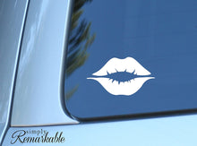 Load image into Gallery viewer, Vinyl Decal Sticker for Computer Wall Car Mac MacBook and More - Lips - 5.2 x 3 inches
