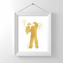 Load image into Gallery viewer, Gold Print - Chewbacca - Inspired by Star Wars - Gold Poster Print Photo Quality - Made in USA - Home Art Print -Frame not Included (8x10, Chewbacca)