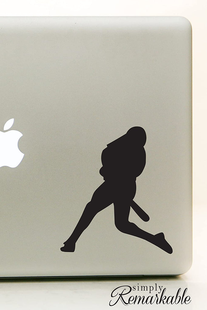 Vinyl Decal Sticker for Computer Wall Car Mac MacBook and More Sports Sticker Baseball Player Decal Size 5.2 x 6 inches