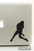 Load image into Gallery viewer, Vinyl Decal Sticker for Computer Wall Car Mac MacBook and More Sports Sticker Baseball Player Decal Size 5.2 x 6 inches