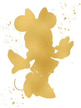 Load image into Gallery viewer, Minnie Mouse Inspired - Poster Print Photo Quality - Made in USA - Disney Inspired - Home Art Print - Frame not Included (11x14, Gold)