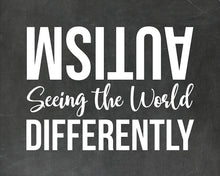 Load image into Gallery viewer, Set of 3 Chalkboard Autism Prints - Autism Poster Print Autistic Spectrum Motivational Decor Autism Awareness (8x10, Set of 3)