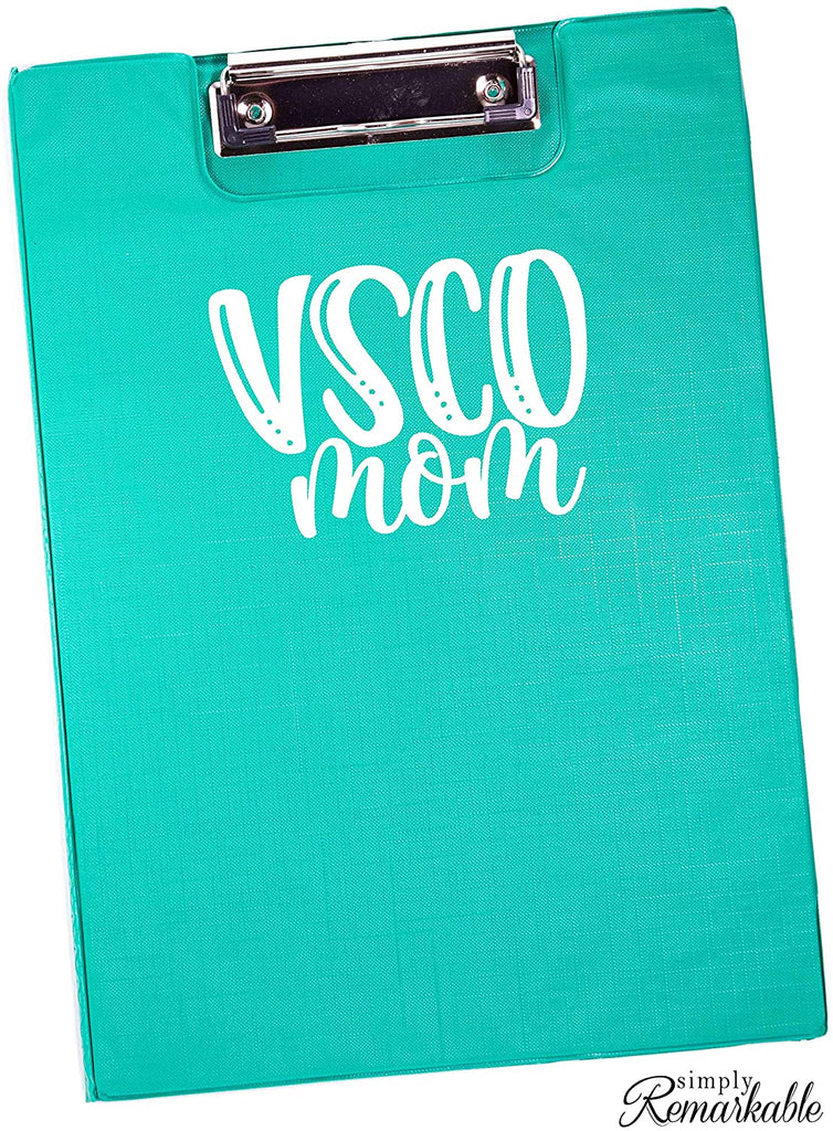 VSCO Mom Decal Sticker for Walls Car Computer Laptop Skin. for Moms who Have Girls who Like scrunchies, Water Bottles, Turtles, Metal Straws, Tea and sksksk 5.2" x 3.75"