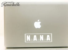 Load image into Gallery viewer, Vinyl Decal Sticker for Computer Wall Car Mac MacBook and More for Grandma - Nana - Size8 x 2.5 inches