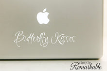 Load image into Gallery viewer, Vinyl Decal Sticker for Computer Wall Car Mac Macbook and More - Butterfly Kisses