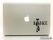 Load image into Gallery viewer, Dance with Ballet Shoes Vinyl Decal Sticker for Computer Wall Car Mac MacBook - 5.2" x 5"